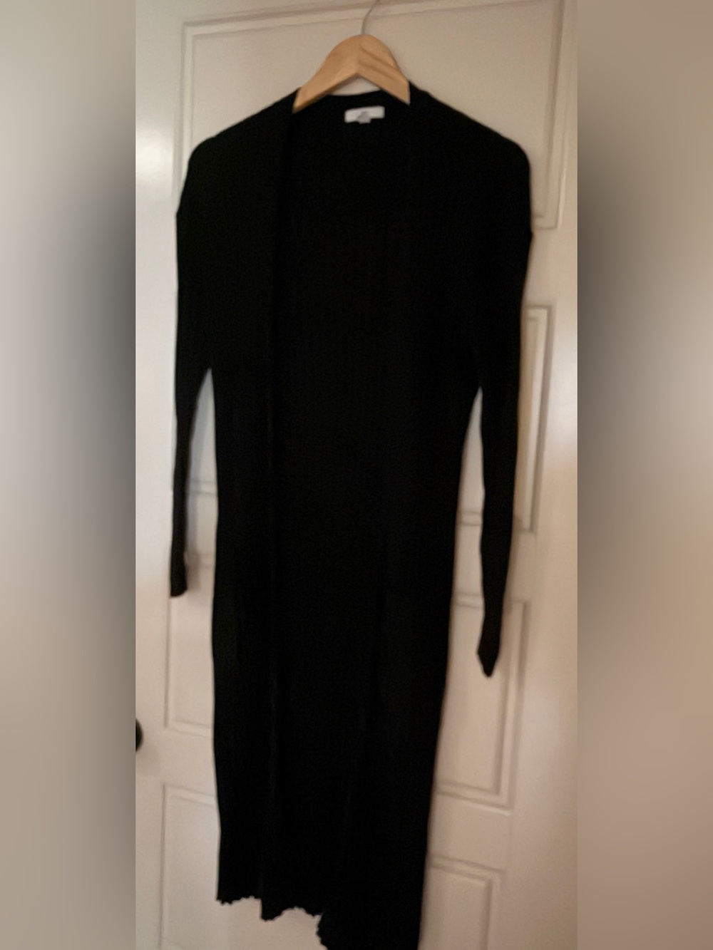 Black Long Sleeves cardigans